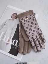 Fashion Design Winter Gloves #AG201 - Multiple Colors (PC)