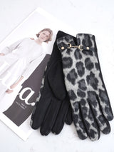 Fashion Leopard Winter Gloves #AG202 - Multiple Colors (PC)