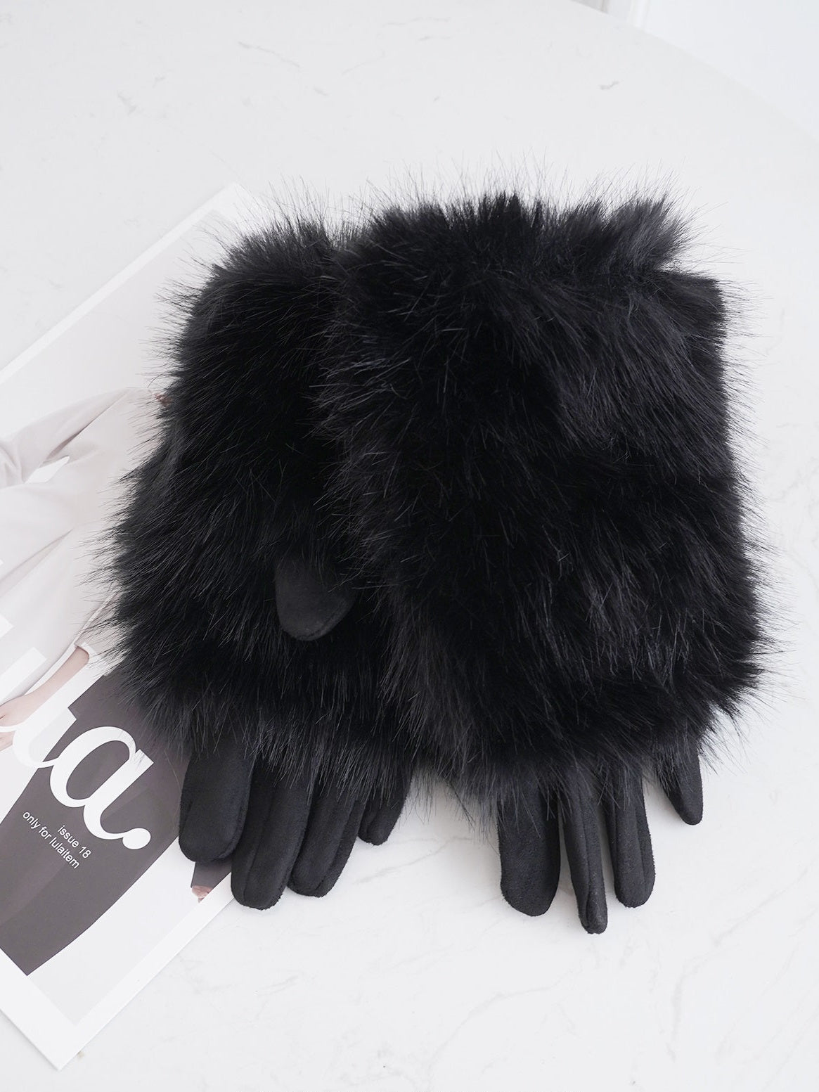Fashion Furry Winter Gloves #AG203 - Multiple Colors (PC)