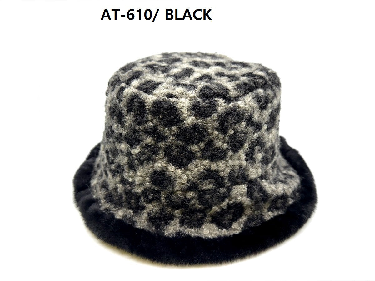 Fashion Leopard Bucket Hat #AT610 - Multiple Colors (PC)