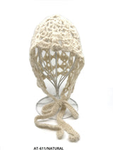 Fashion Crochet Lace Bonnet #AT611 - Multiple Colors (PC)