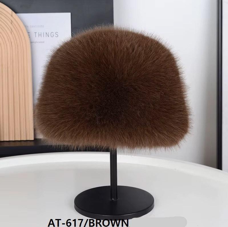 Fashion Fur Bucket Hat #AT617 - Multiple Colors (PC)