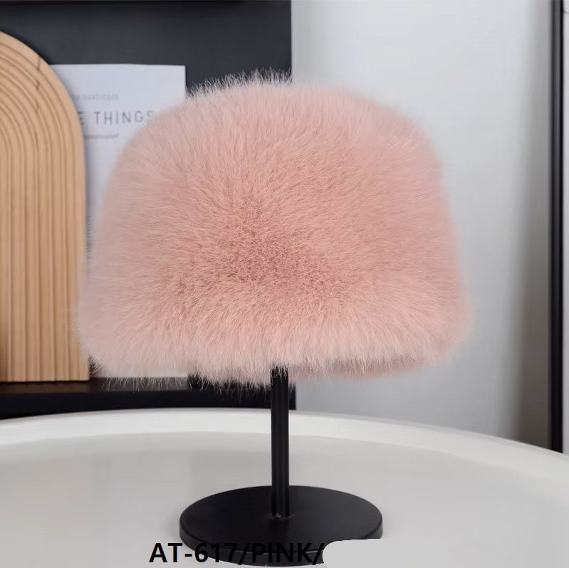 Fashion Fur Bucket Hat #AT617 - Multiple Colors (PC)