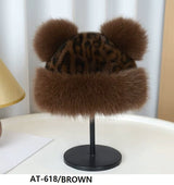 Fashion Animal Fur Bucket Hat #AT618 - Multiple Colors (PC)