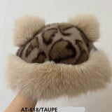 Fashion Animal Fur Bucket Hat #AT618 - Multiple Colors (PC)
