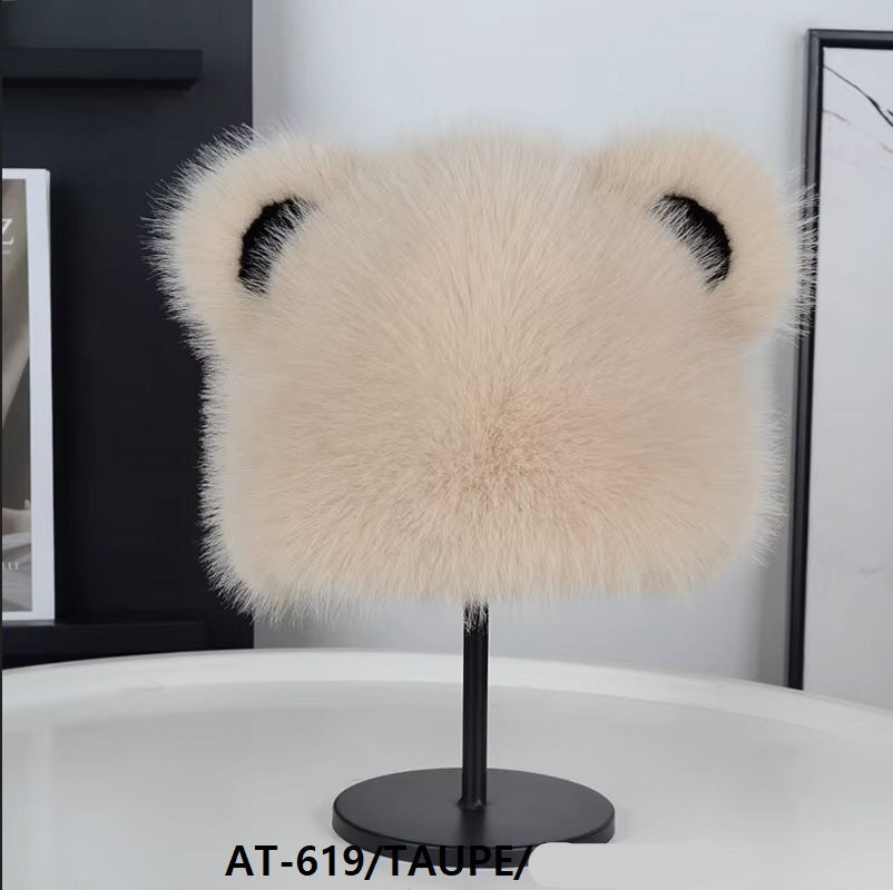 Fashion Animal Fur Bucket Hat #AT619 - Multiple Colors (PC)