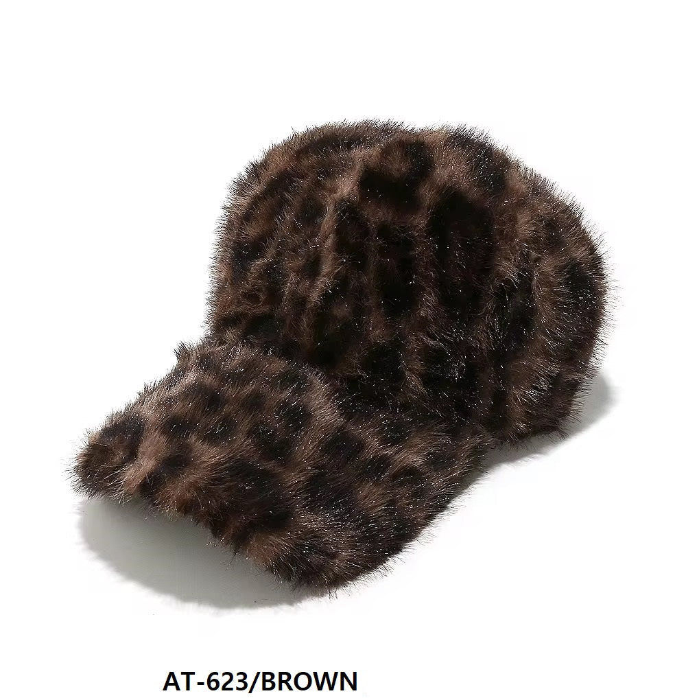 Fashion Leopard Fur Hat #AT623 - Multiple Colors (PC)
