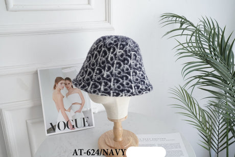 Fashion Design Fur Bucket Hat #AT624 - Multiple Colors (PC)