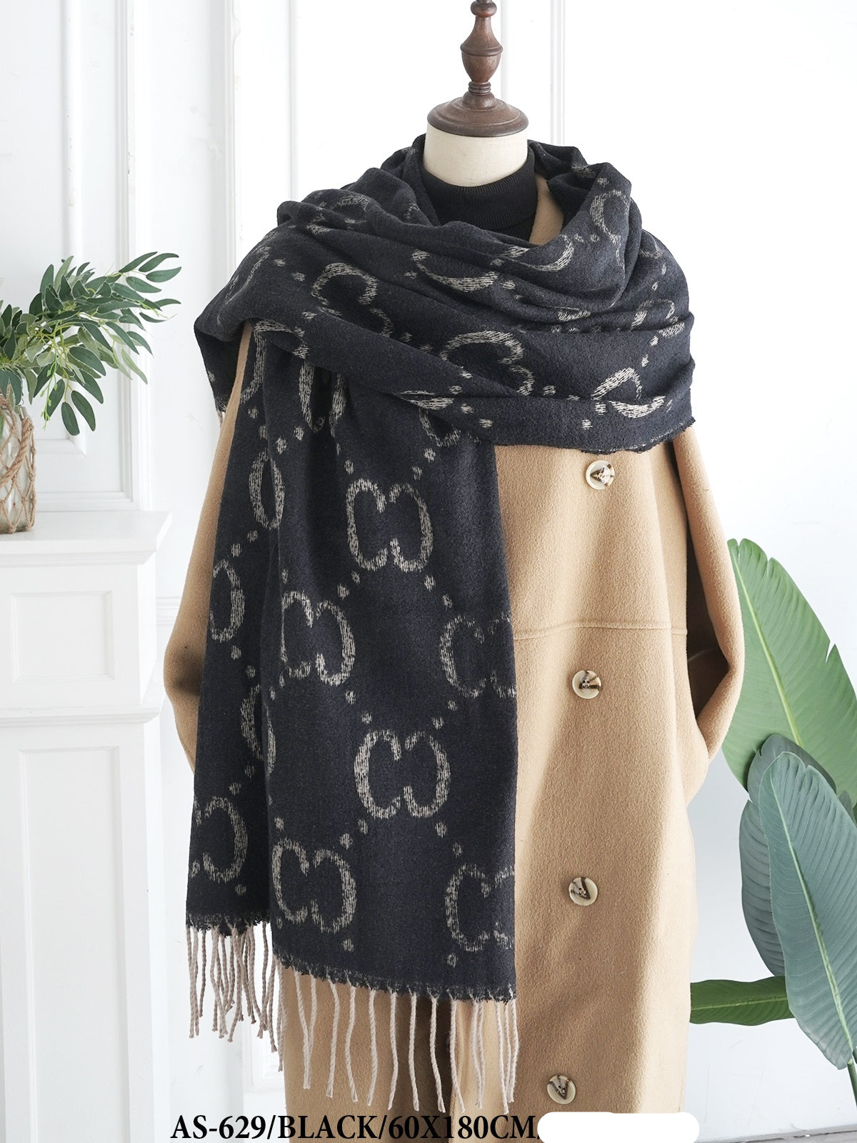 Fashion Design Scarf #AS629 - Multiple Colors (PC)
