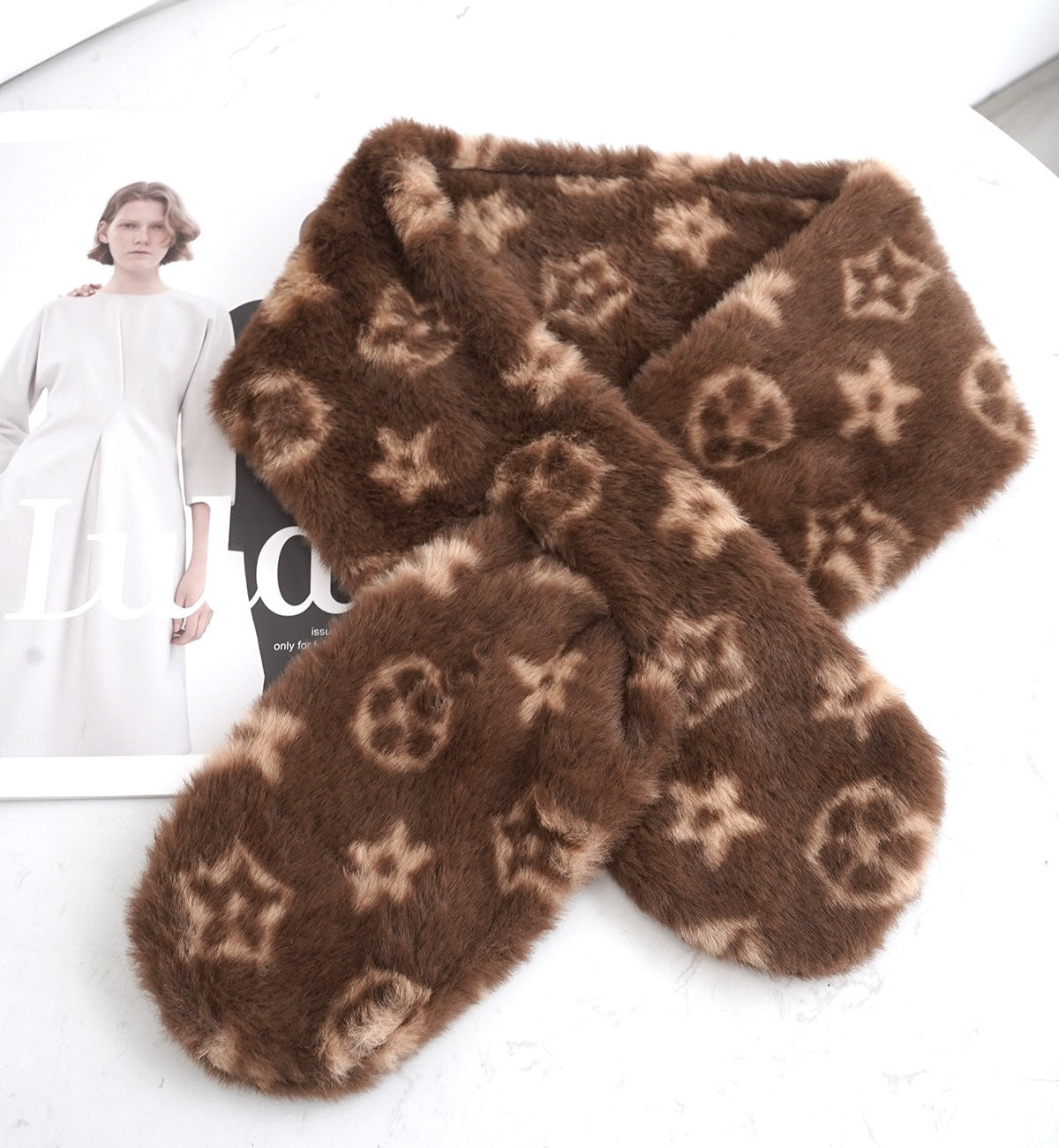 Winter Fashion Fur Scarf #S5059 (PC)