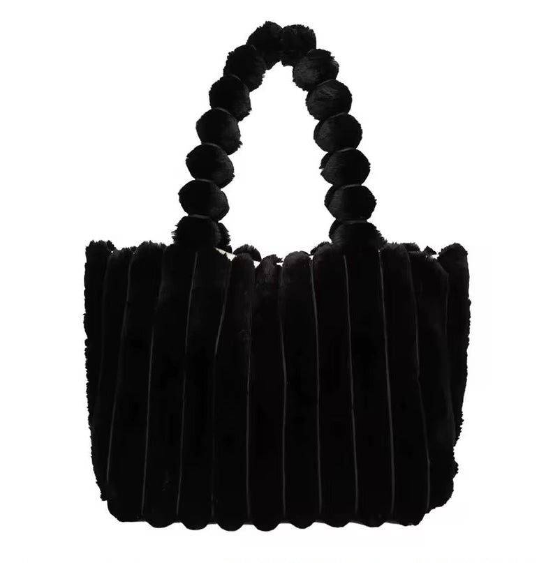 Fashion Fur Tote Bag #ABG935 - Multiple Colors (PC)