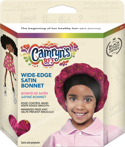 #836 Camryn's BFF Wide Edge Satin Bonnet (6PC)