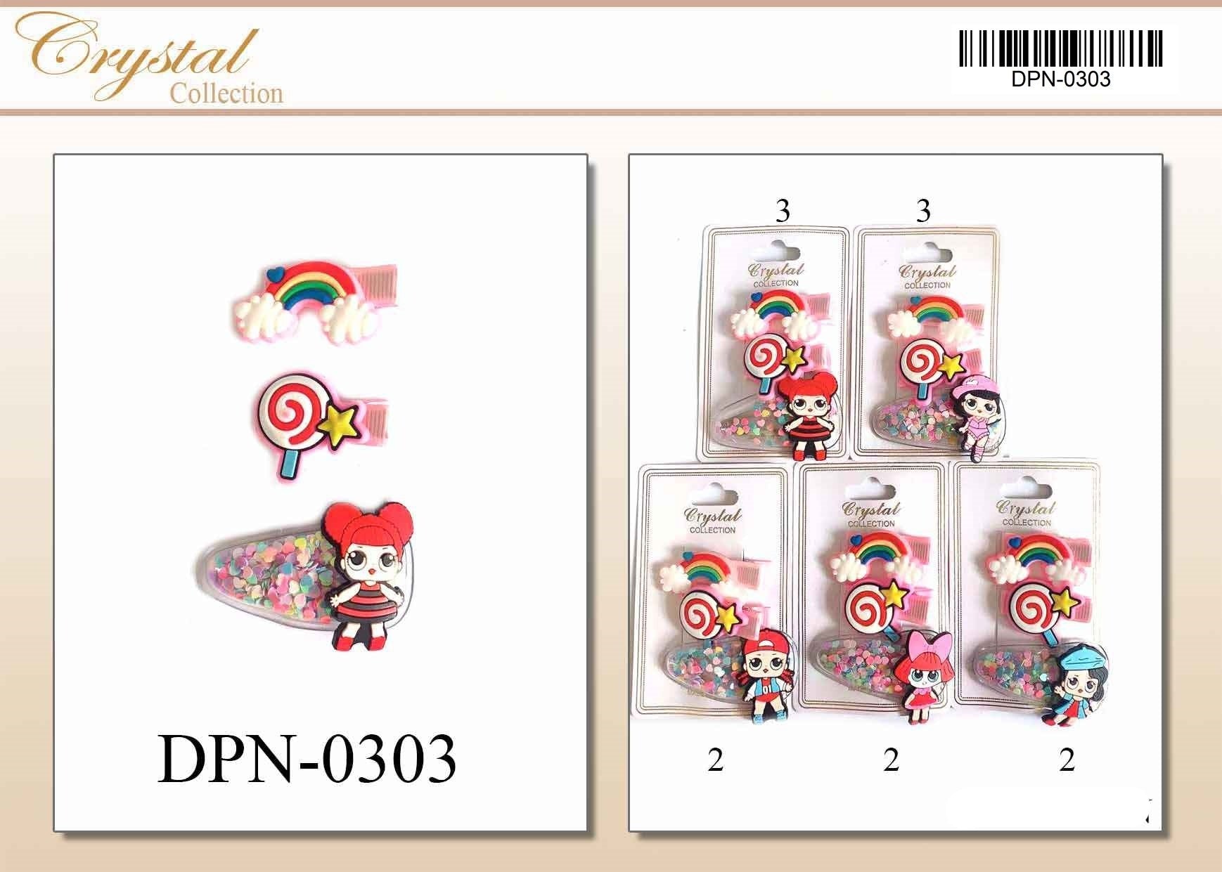 Small Hairclips For Kids #DPN0303 - Assort (12PC)