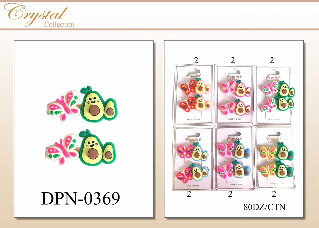 Small Hairclips For Kids #DPN0369 - Assort (12PC)