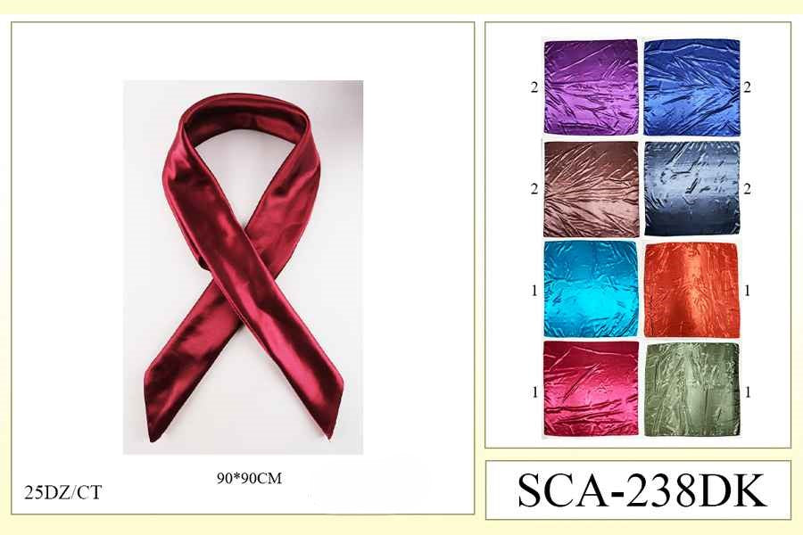 Fashion Designed Head Scarf #SCA238DK (12PC)