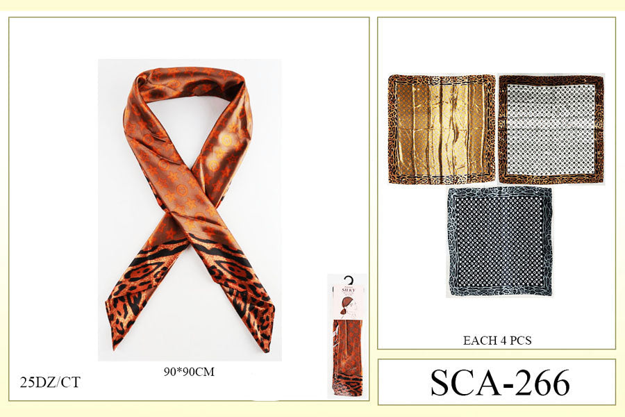 Fashion Designed Head Scarf #SCA266 (12PC)