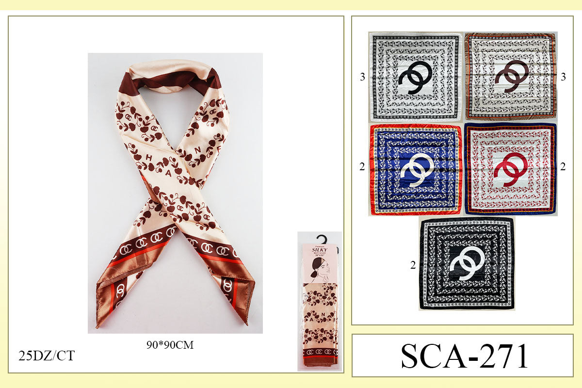 Fashion Designed Head Scarf #SCA271 (12PC)