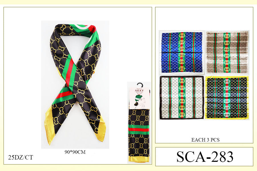 Fashion Designed Head Scarf #SCA283 (12PC)