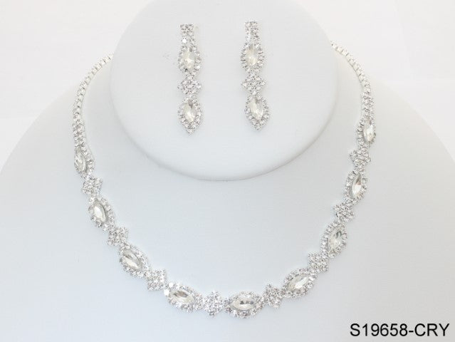 Fashion Jewelry Set #S19658/CRY (PC)