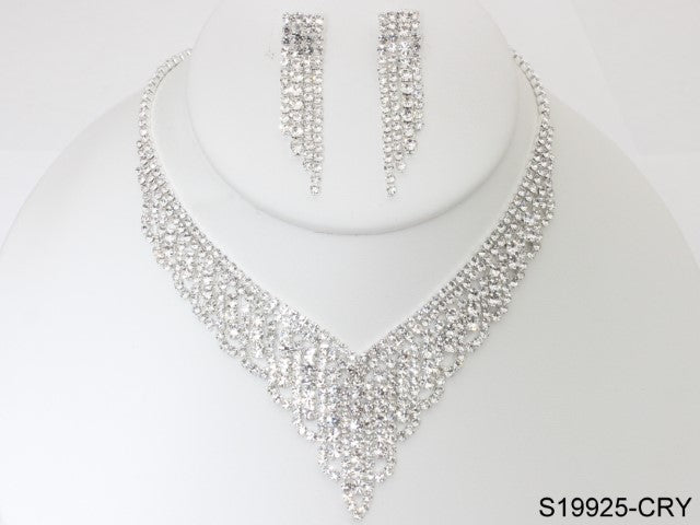 Fashion Jewelry Set #S19925/CRY (PC)