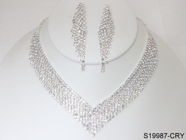 Fashion Jewelry Set #S19987/CRY (PC)