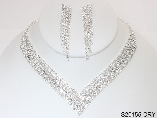 Fashion Jewelry Set #S20155/CRY (PC)