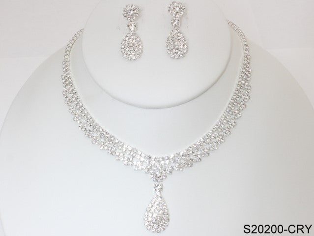 Fashion Jewelry Set #S20200/CRY (PC)