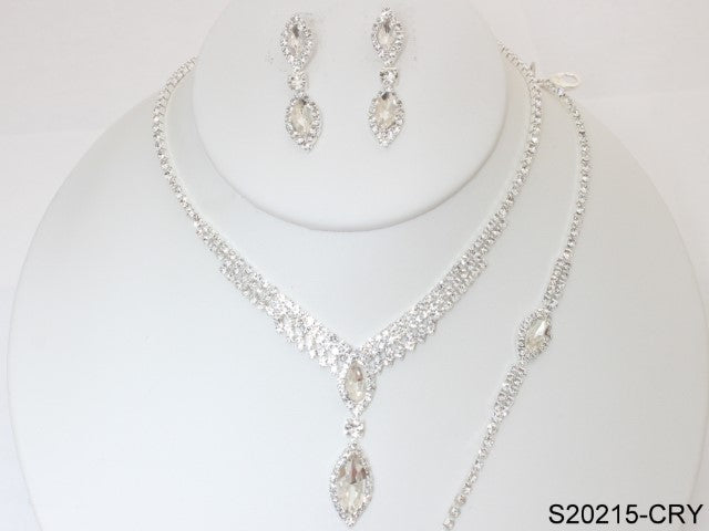 Fashion Jewelry Set #S20215/CRY (PC)