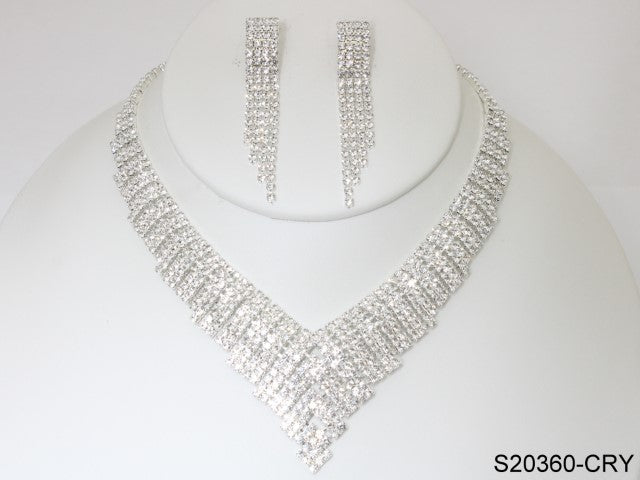 Fashion Jewelry Set #S20360/CRY (PC)