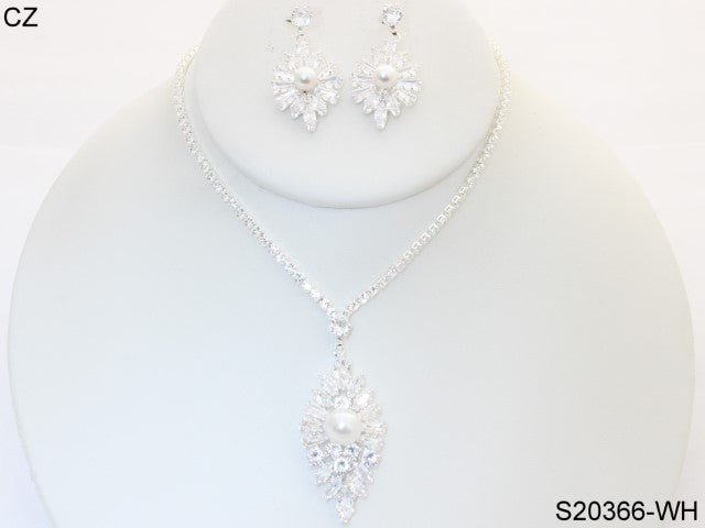 Fashion Jewelry Set #S20366WH (PC)