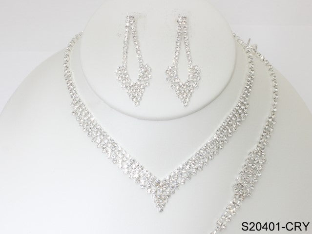Fashion Jewelry Set #S20401/CRY (PC)