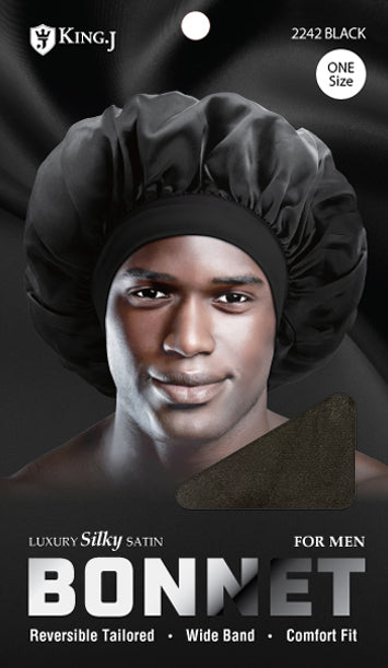 King J Silky Bonnet For Men (6PC)