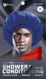 King J Shower & Conditioning Cap For Men (6PC)