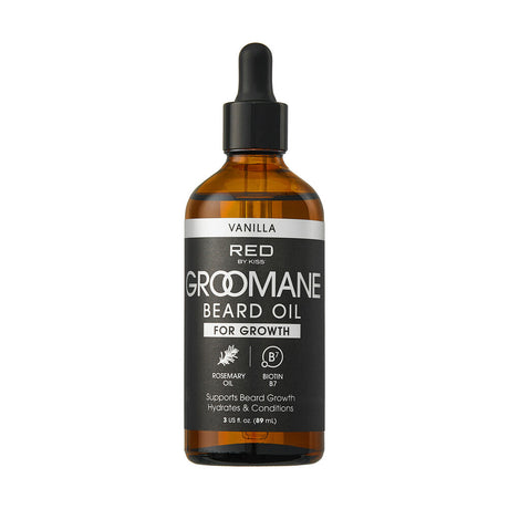 Red by Kiss Groomane Beard Growth Oil 3oz (PC)