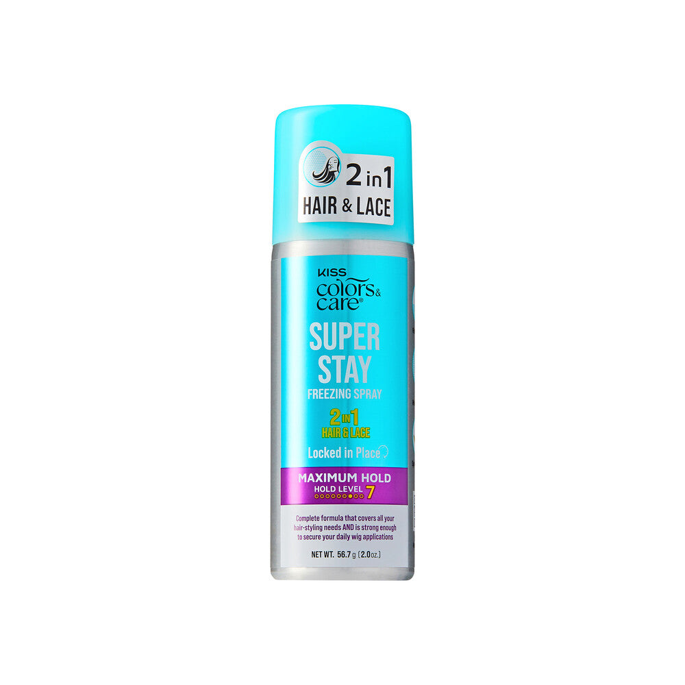 Kiss Colors & Care Super Stay Freezing Spray 2oz #SSS05 (PC)