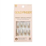 #GSF Kiss Gold Finger Special Effect Nails (PC)