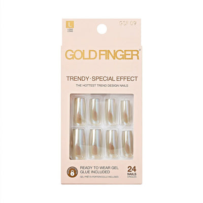 #GSF Kiss Gold Finger Special Effect Nails (PC)