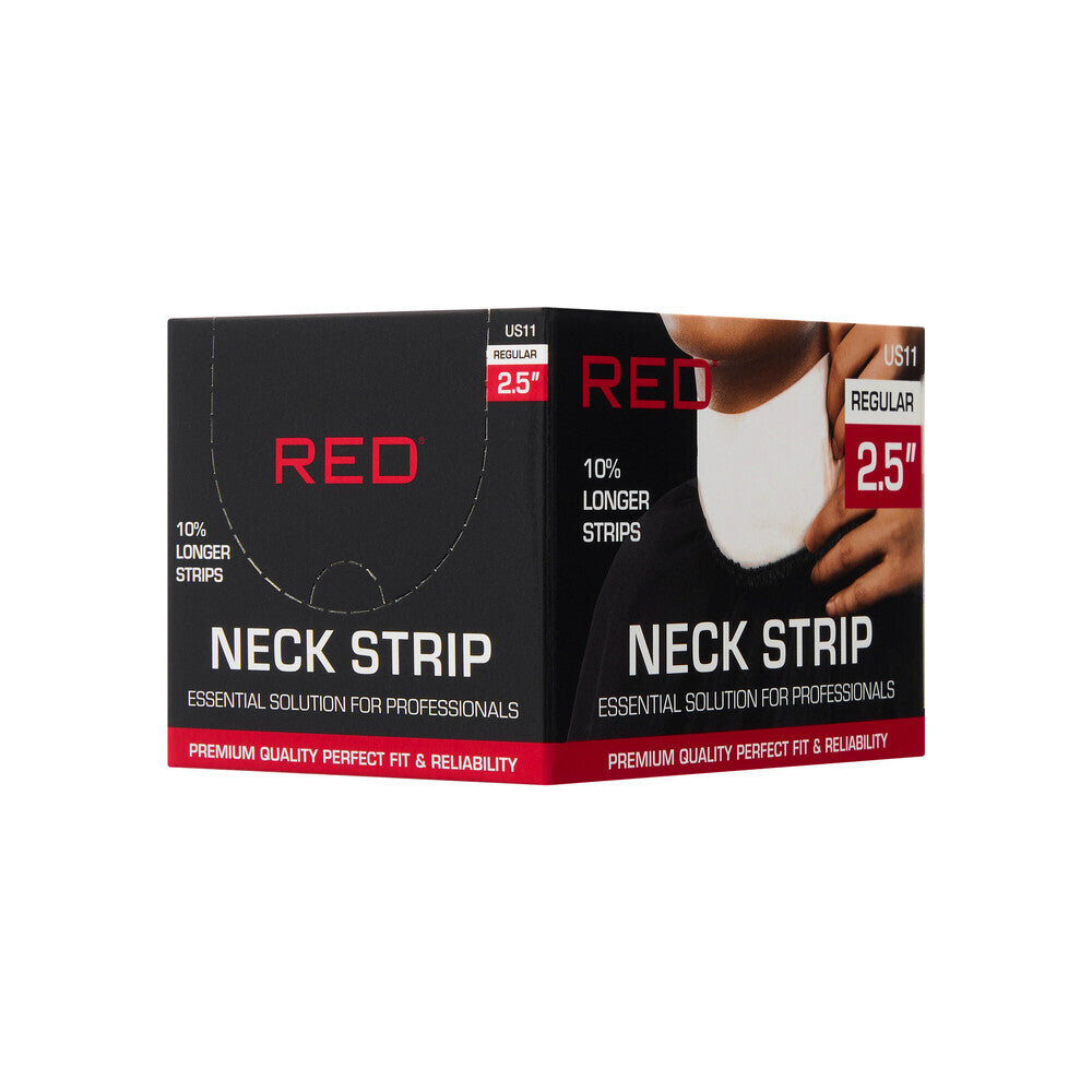 Red by Kiss Neck Strips White 2.5" 60 Strips #US11 (1 BOX)