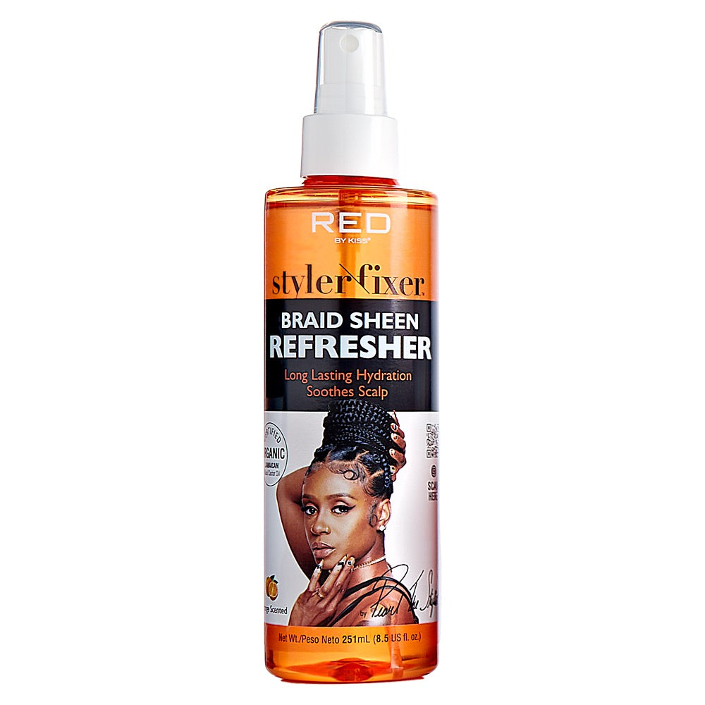 #SBR01 Red by Kiss Styler Fixer Braid Sheen Refresher (6PC)
