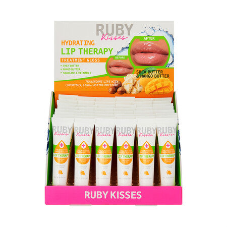 Ruby Kisses Hydrating Lip Therapy Shea & Mango Butter #RLO8D (48PC)