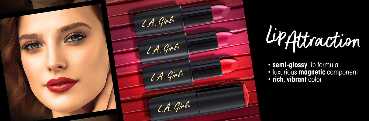 L.A. Girl Lip Attraction Lipstick #GLC (3PC)