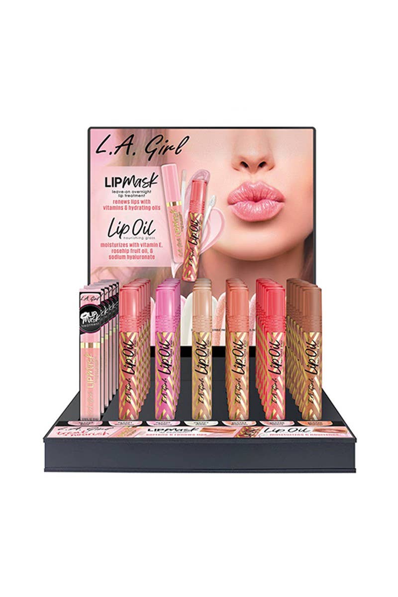 LA Girl Lip Mask and Lip Oil Collection Set #GPD433 (42PC)