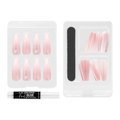 LA Colors Lavish Luxe Finish Nail Tip Kit #CNT365 - Venus (3PC)