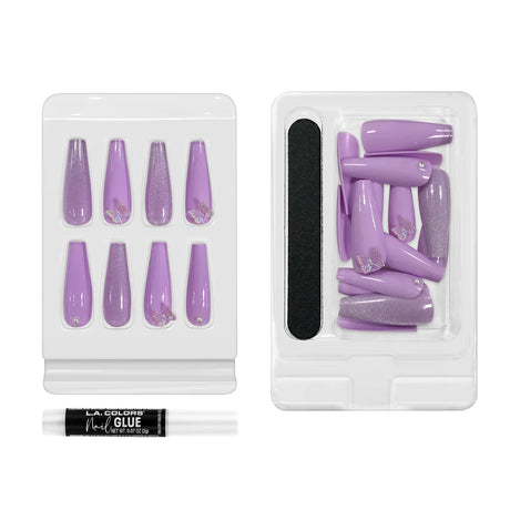 LA Colors Lavish Luxe Finish Nail Tip Kit #CNT471 - Muse (3PC)