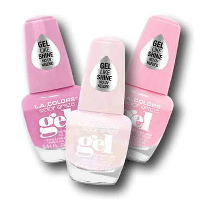 LA Colors Pink Please Gel Polish Set #CLAC495 (24 PC)