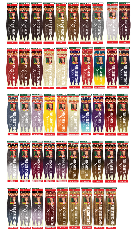 Outre X-Pression: 3X Ultra Pre-Stretched Kanekalon Braid 42”