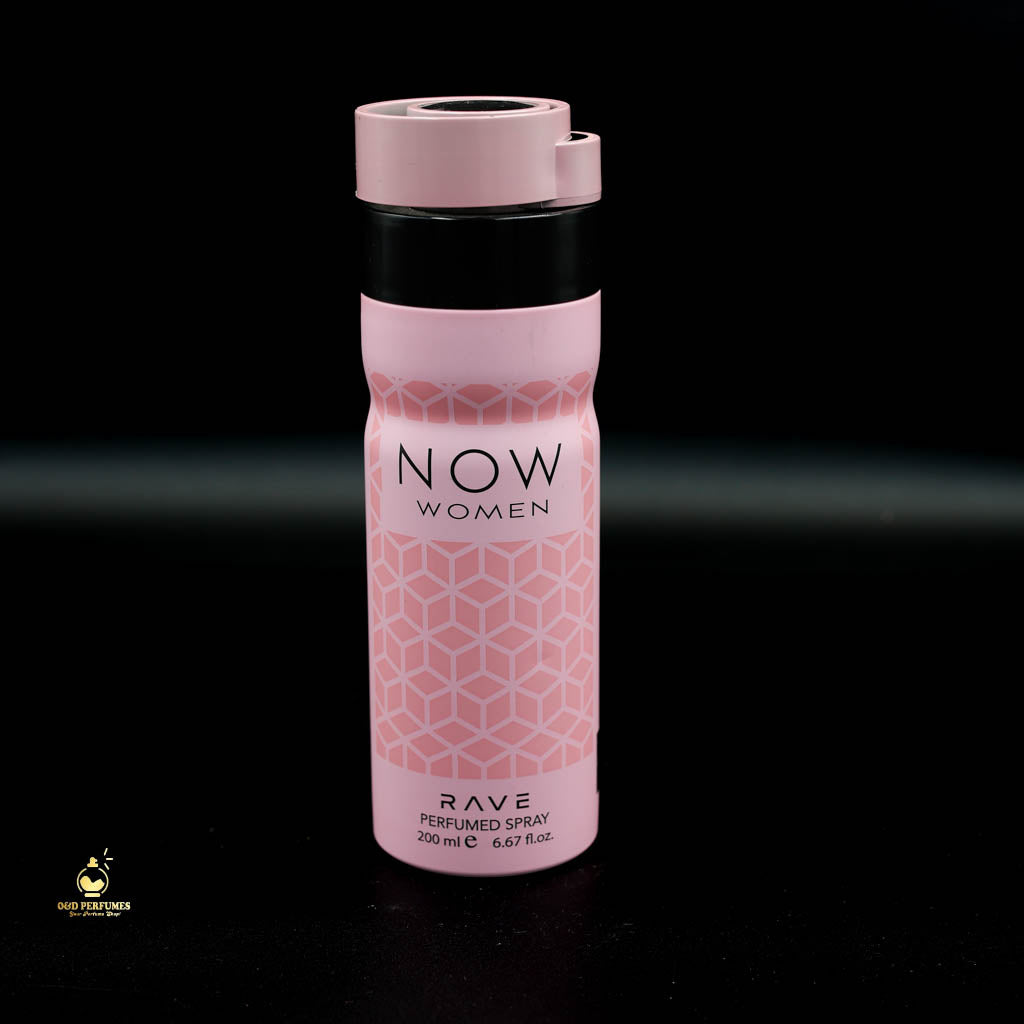 RAVE Now Women by Lattafa Perfumed Deodorant Spray 6.67oz (PC)
