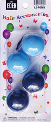 2 Ball / 40mm Ball Ponytail Holders - Multiple Colors (12PC/BULK)