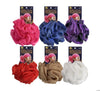 #267 Qfitt Chiffon Flower Turban Assort (6PC)