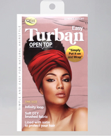 #9063 Qfitt Easy Open Turban - Assort (6PC)